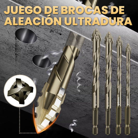 🔥Oferta Caliente 2025🔥Juego de Brocas Excéntricas Serradas de 4 Flautas y Alta Resistencia