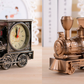 ⏰ ¡Despierta con estilo retro! 🚂🎶 Reloj despertador modelo locomotora vintage