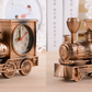 ⏰ ¡Despierta con estilo retro! 🚂🎶 Reloj despertador modelo locomotora vintage