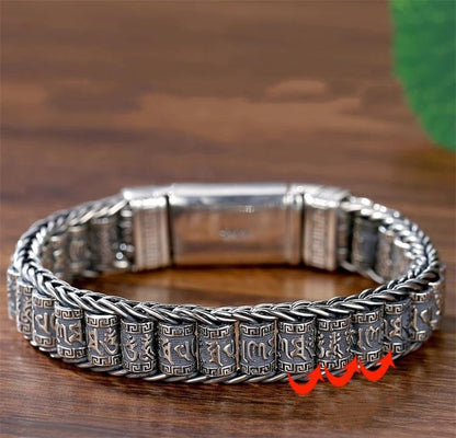 🔥【1° Más Vendido】🔥Descuento de San Valentín del45%🔥Pulsera con rueda de oración de la buena suerte