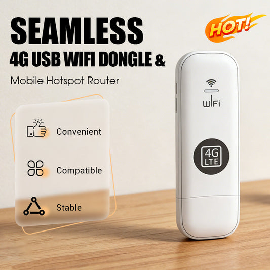 🔥Ofertas especiales: adaptador WiFi USB 4G portátil y router móvil con punto de acceso